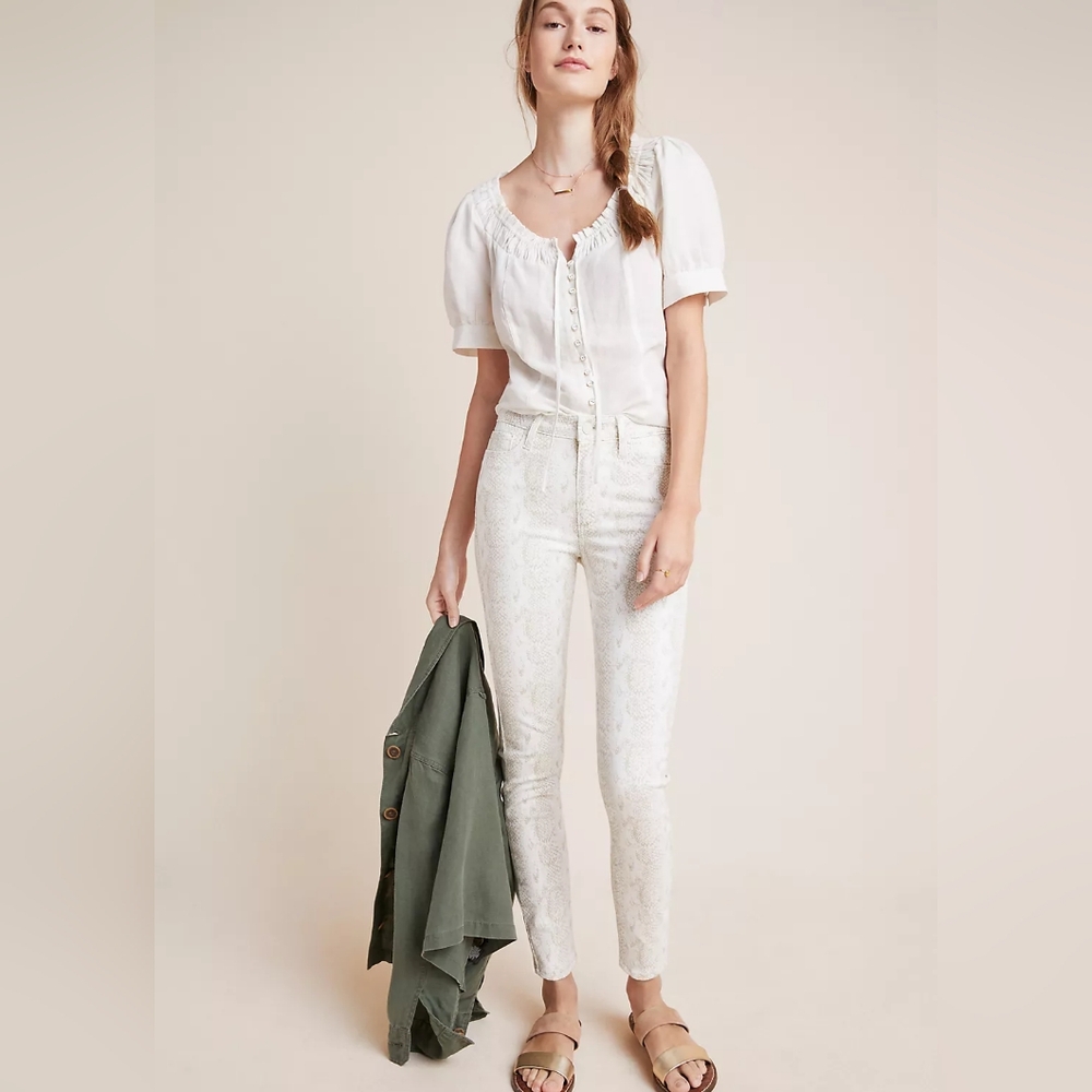 Paige Hoxton Ankle Jeans in Sonoran Snake